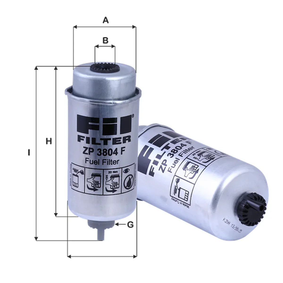 6C119176AA Fuel Filter