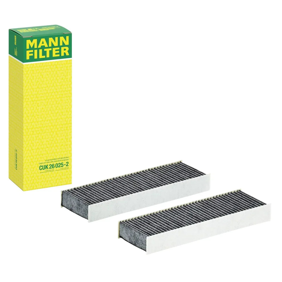 MANN-FILTER Activated Carbon Cabin Air Filter PCK 8566-2