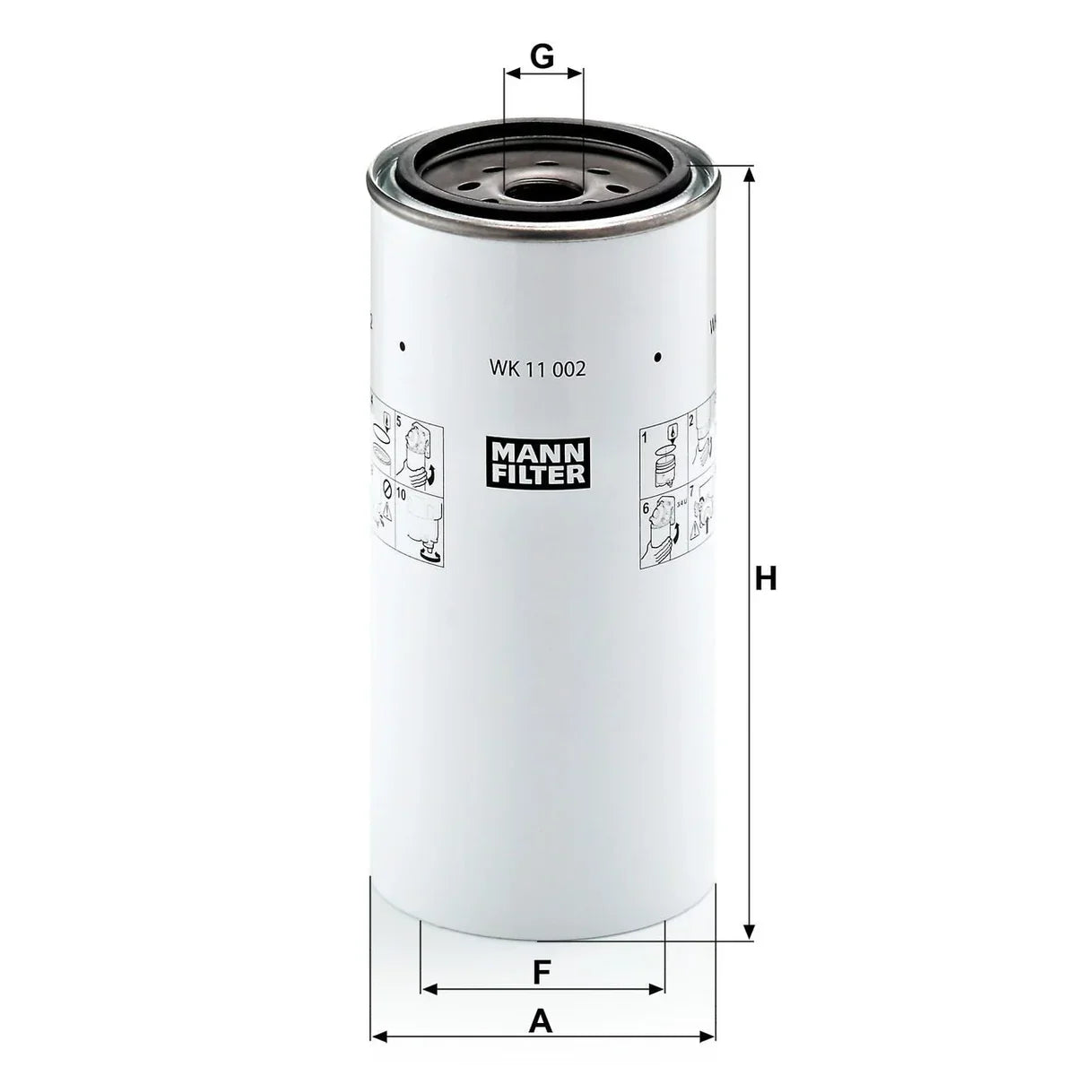 45056112 HiFi SN 912030 Fuel Water Separator Filter (Fleetguard FS19754 Replacement)