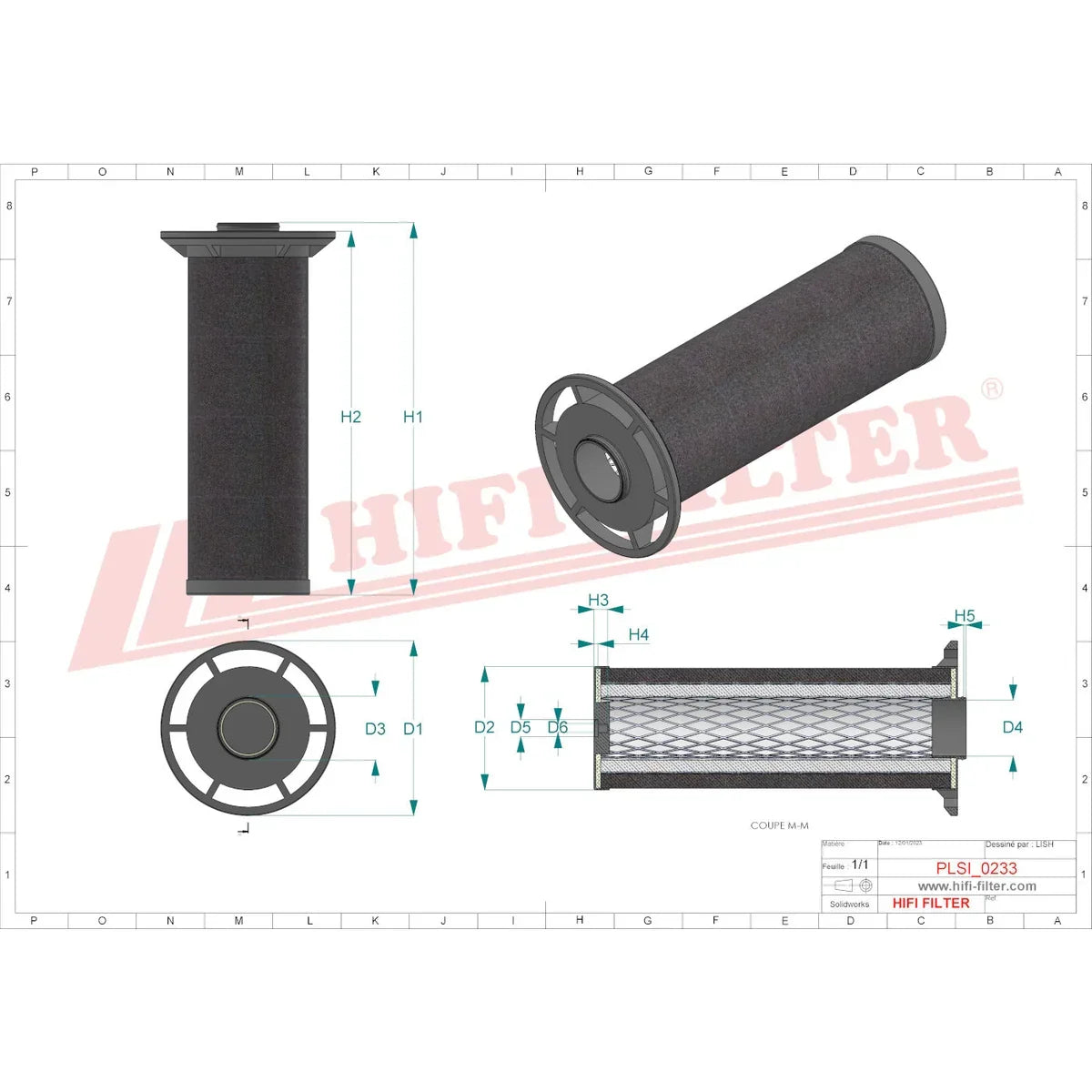 XGGP918E Genuine HiFi Filter SI 35151 0.1 Mic Micro Filter