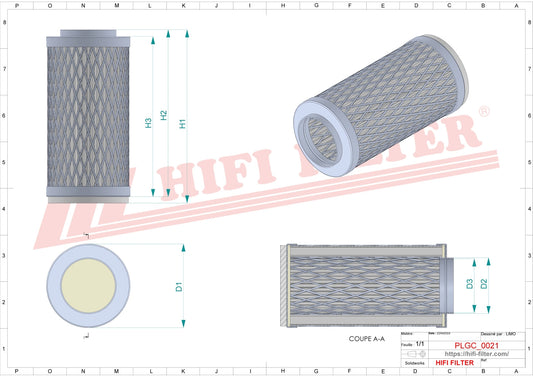 1219674 Gas Filter - HiFi SG 6071