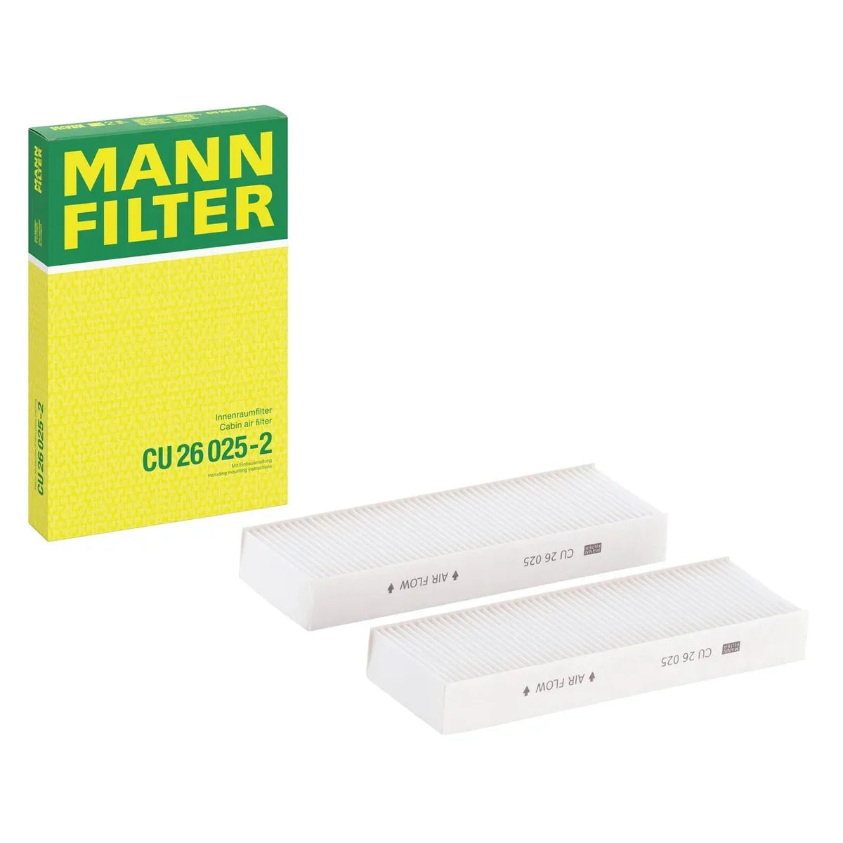 MANN-FILTER Cabin Air Filter PC 8566-2
