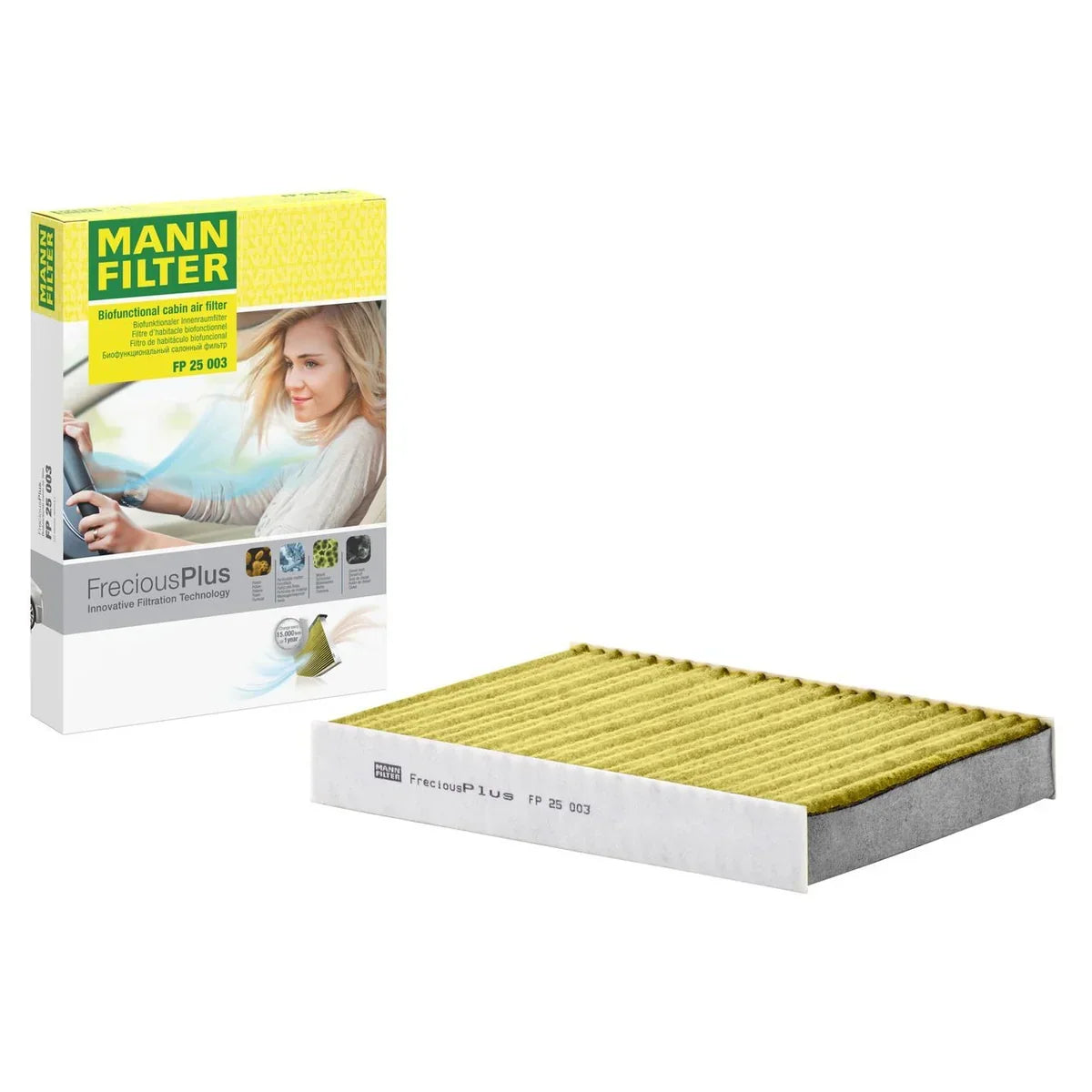 MANN-FILTER FreciousPlus Biofunctional Cabin Air Filter PCA 8418