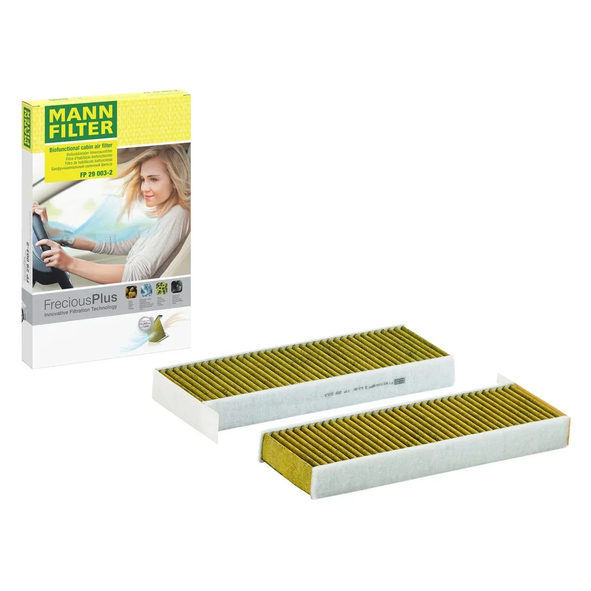 MANN-FILTER FreciousPlus Biofunctional Cabin Air Filter 87139-YZZ90