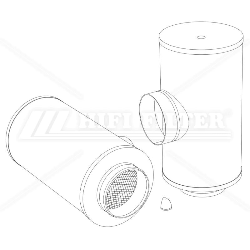 119862-001K HiFi Filter SA 16778 Air Filter
